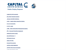 Tablet Screenshot of dbit.capcon.co.za